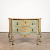 19TH C. ITALIAN POLYCHROME & G