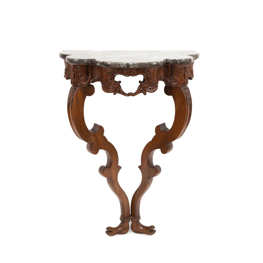 19TH C. ITALIAN ROCOCO STYLE WALNUT