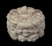 19TH C. IVORY JAPANESE HUMEROU