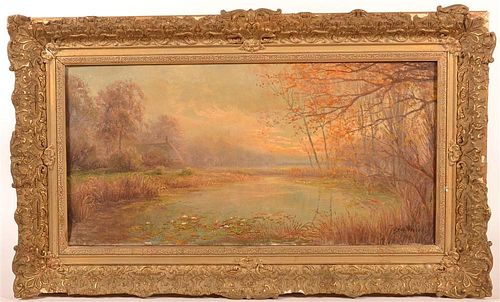 19TH C. JAAP YISSER OIL ON CANVAS