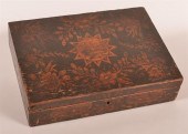 19TH C. JAPANED DRESSER BOX19t