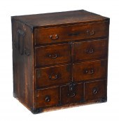 19TH C JAPANESE 8 DRAWER TANSU