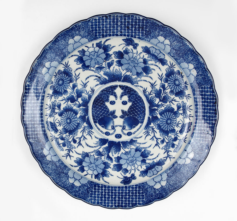 19th C. JAPANESE ARITA WARE BLUE