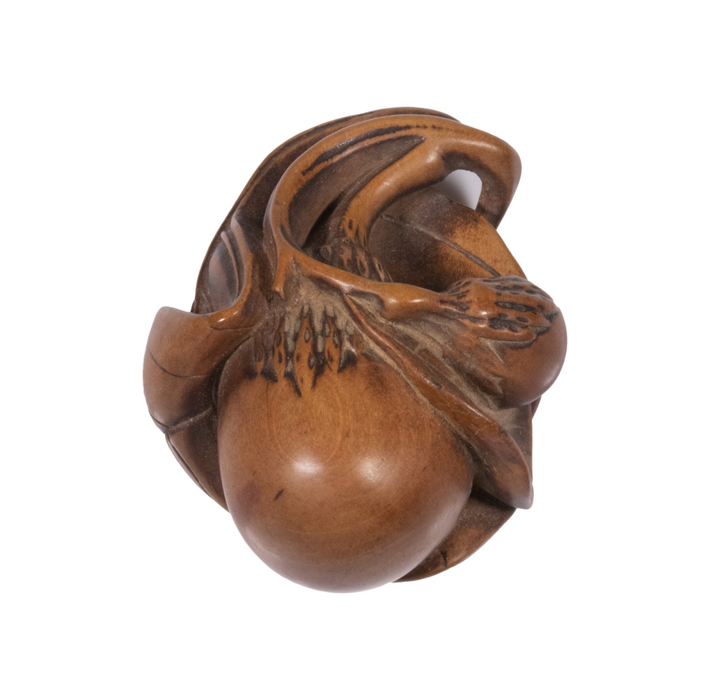 19TH C. JAPANESE BOXWOOD NETSUKE