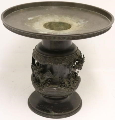 19TH C JAPANESE BRONZE CENSER