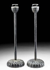 19TH C. JAPANESE EDO WOOD CAND
