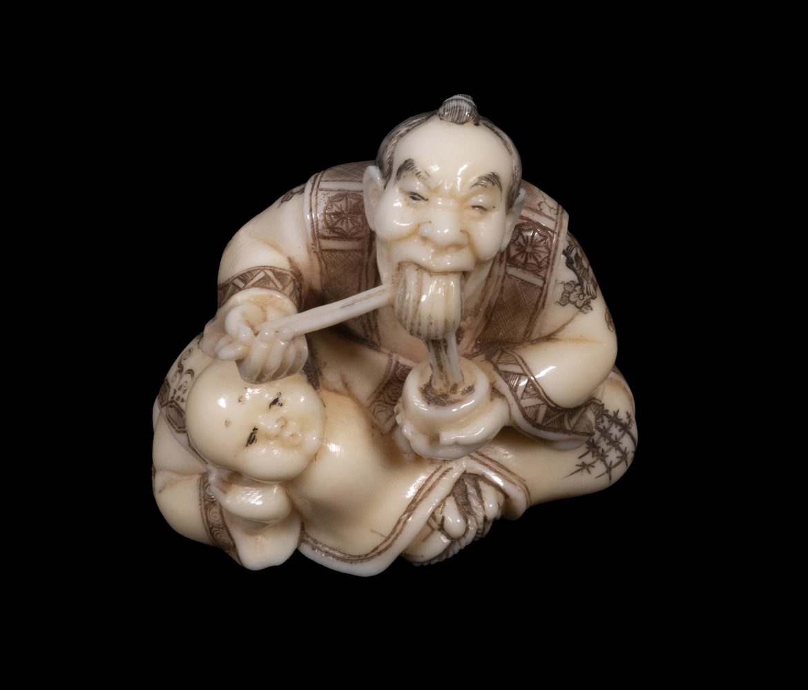 19TH C. JAPANESE IVORY NETSUKE