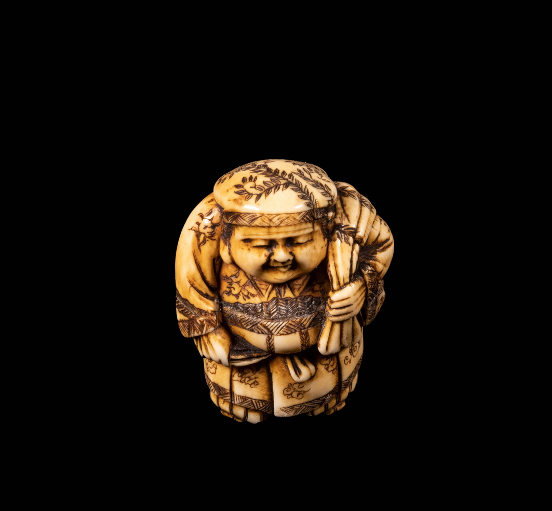 19TH C. JAPANESE IVORY NETSUKE,