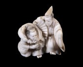 19TH C. JAPANESE IVORY NETSUKE