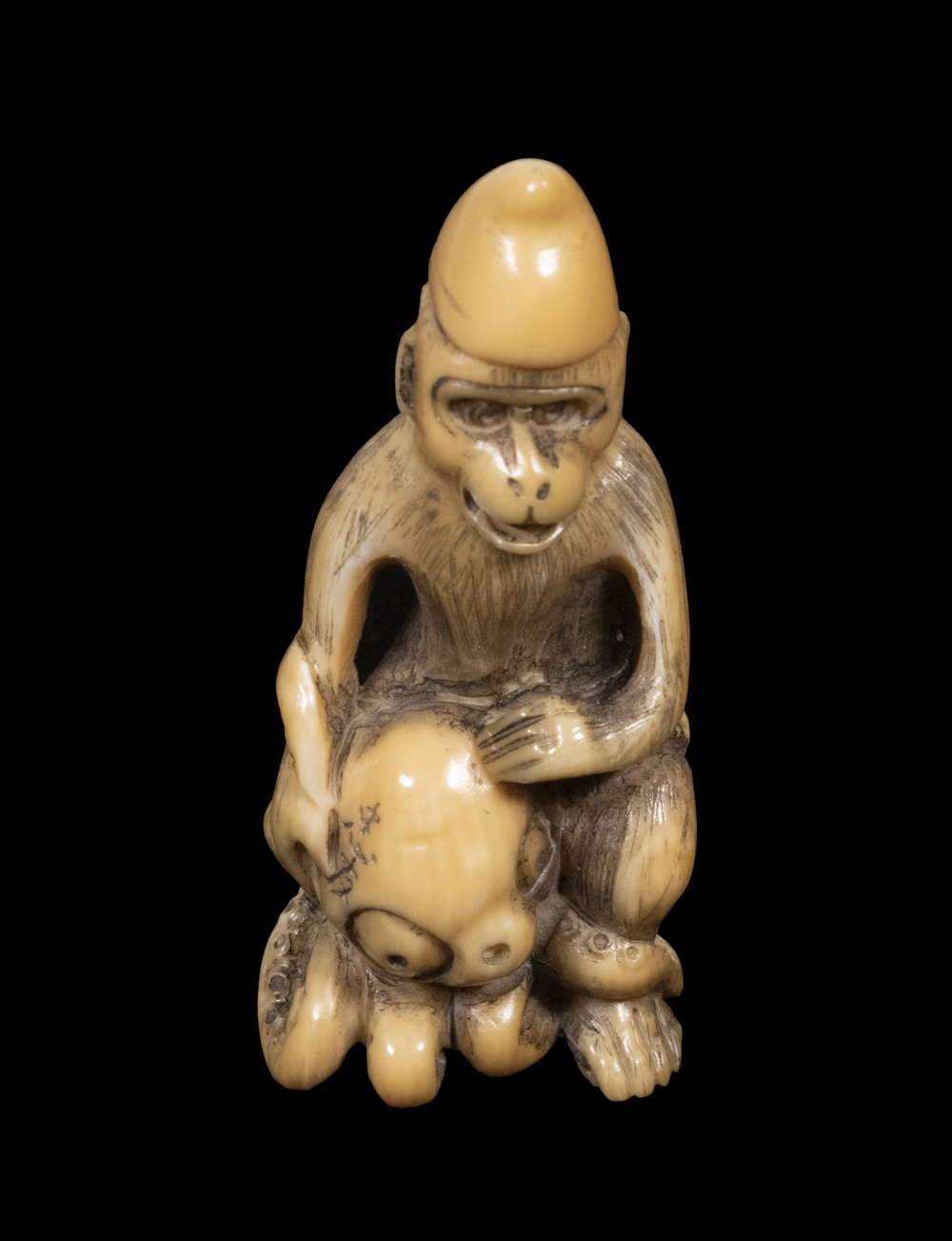19TH C. JAPANESE IVORY NETSUKE,