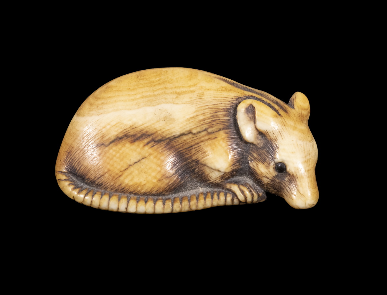 19TH C. JAPANESE IVORY NETSUKE A