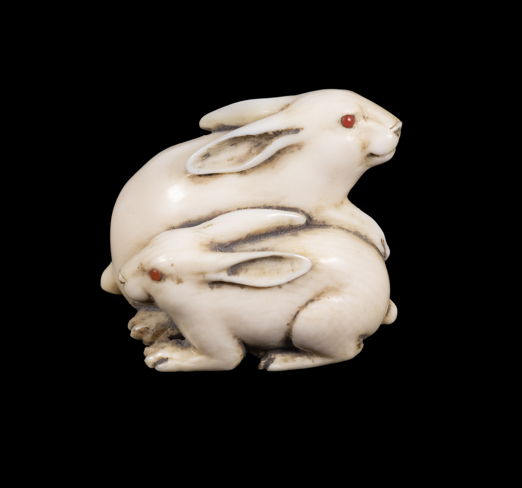 19TH C. JAPANESE IVORY NETSUKE