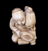 19TH C. JAPANESE NETSUKE Meiji