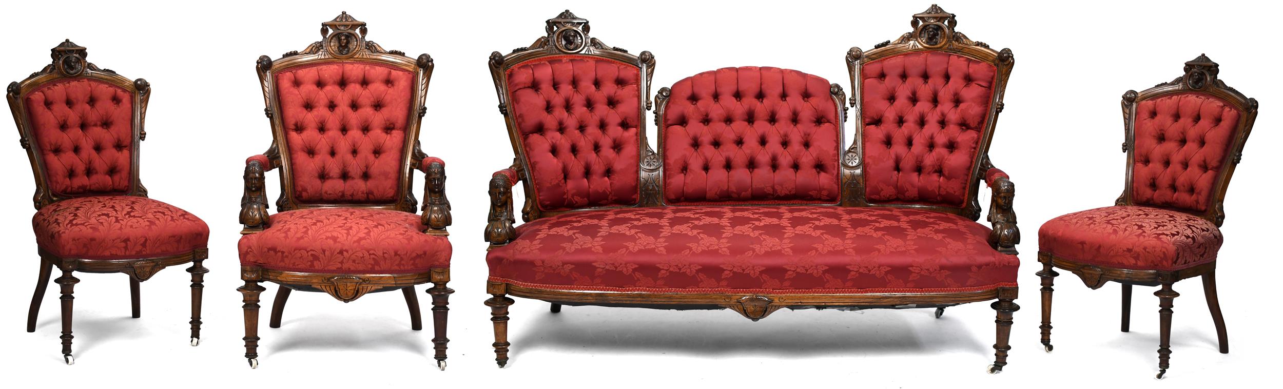 19TH C. JOHN JELLIFF ROSEWOOD