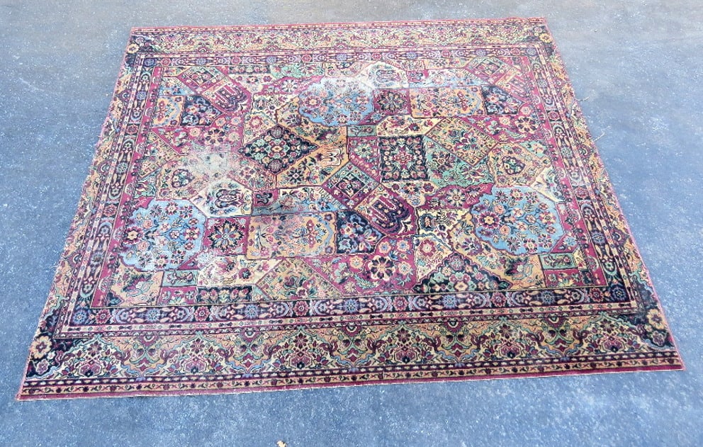 19TH C. KARASTAN KIRMAN 9' 3" X