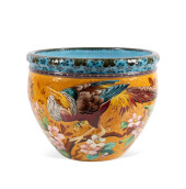 19TH C. LARGE PHEASANT MOTIF F