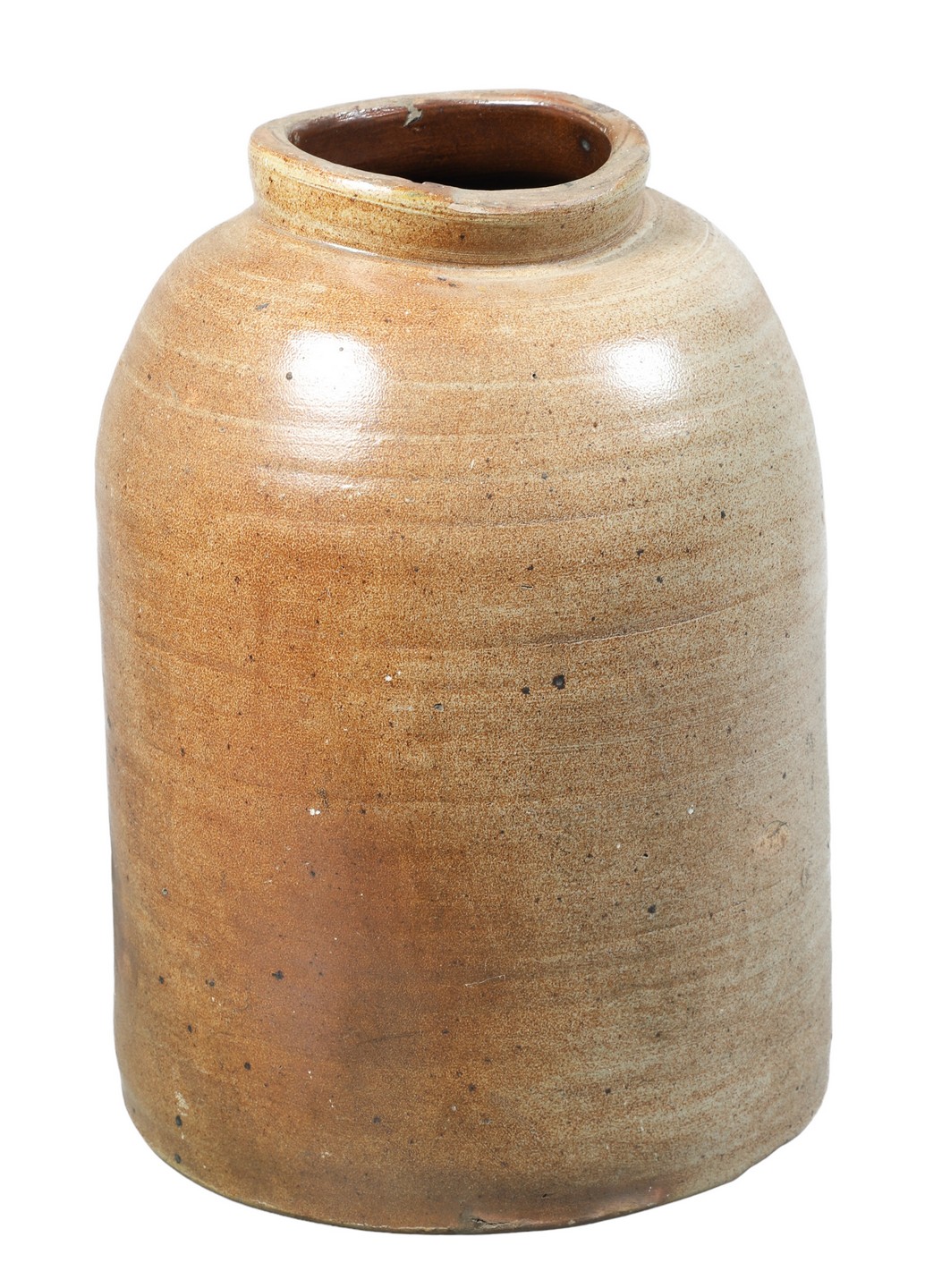 19th C Large Stoneware Jar,