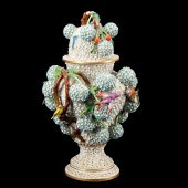 *19TH C. LIDDED PORCELAIN SNOW
