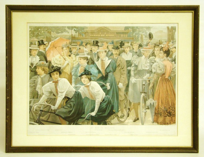19th c. litho print supplement to