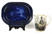 19TH C. LIVERPOOL JUG WITH HIS