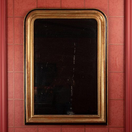 19TH C. LOUIS PHILIPPE GILT MIRRORA