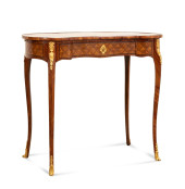 19TH C. LOUIS XV FLORAL INLAY