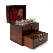 19TH C. MAHOGANY PORTABLE APOT