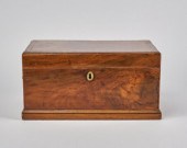19TH C. MAHOGANY STORAGE CHEST