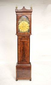 19TH C. MAHOGANY STRIKING LONG