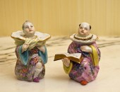 19TH C. MEISSEN INKWELL AND SA