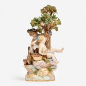 19TH C. MEISSEN PORCELAIN GROU