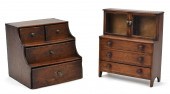 19TH C. MINIATURE CHEST AND ST