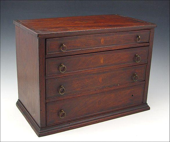 19th C MINIATURE HEPPLEWHITE