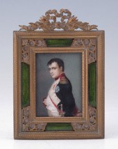 19TH C. MINIATURE ON IVORY OF
