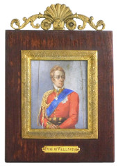 19TH C. MINIATURE PORTRAIT OF