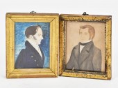 19TH C. MINIATURE WATERCOLOR P