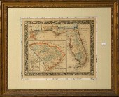 19TH C. MITCHELLS MAP OF FLORI
