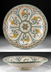 19TH C. MOROCCAN POTTERY BOWL