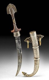 19TH C. MOROCCO BERBER KHANJAR