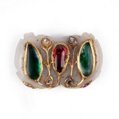 19TH C. MUGHAL JADE PENDANT W/
