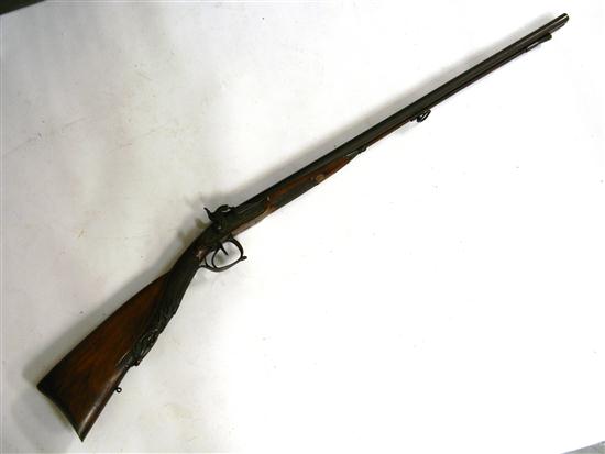 19th C. Muzzle loader double barrel