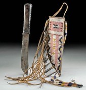19TH C. NATIVE AMERICAN SIOUX