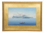 19TH C. NEAPOLITAN GOUACHE ISL
