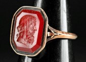 19TH C. NEOCLASSICAL GOLD & CA