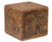 19TH C. NESTING ALPHABET BLOCK