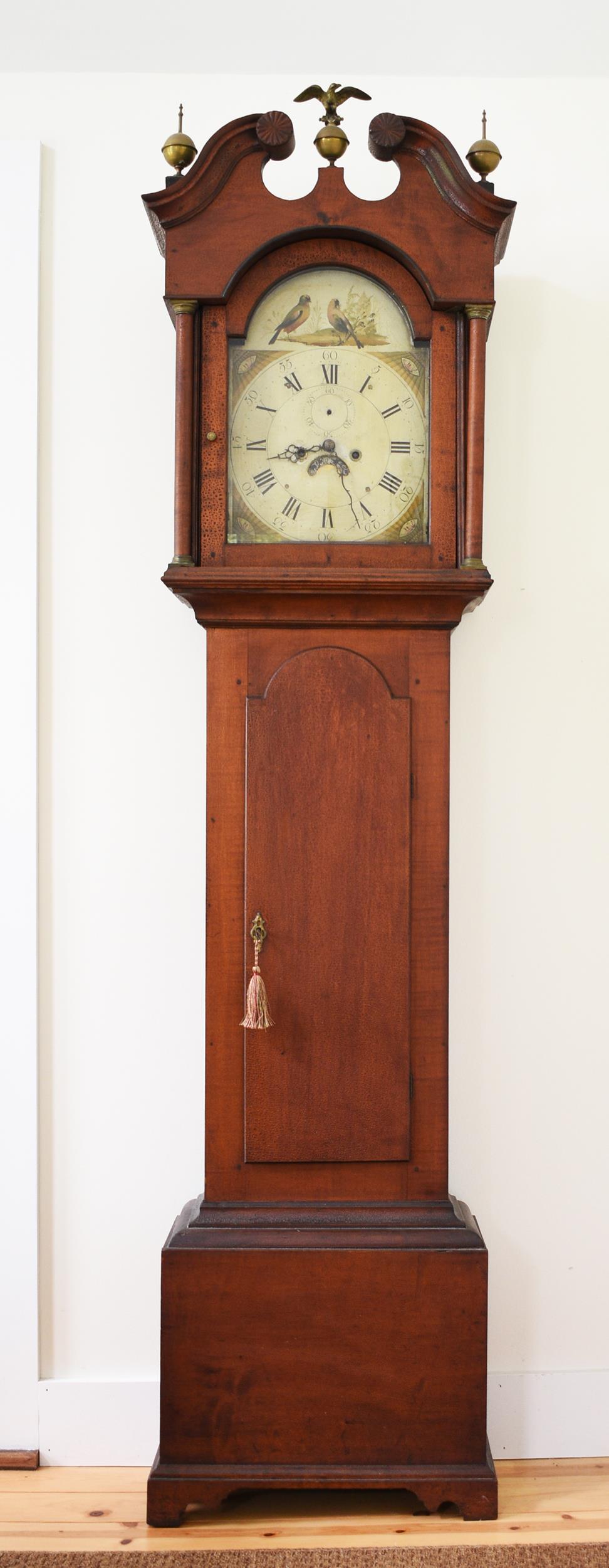 19TH C. NH FEDERAL TALL CLOCK,