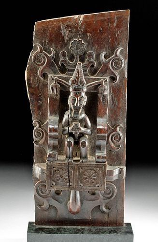19TH C. NIAS WOOD ADU ZATUA