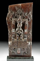 19TH C. NIAS WOOD ADU ZATUA PA