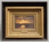 19th c. oil on artist board la