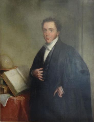 19th C. Oil on Canvas Portrait of a